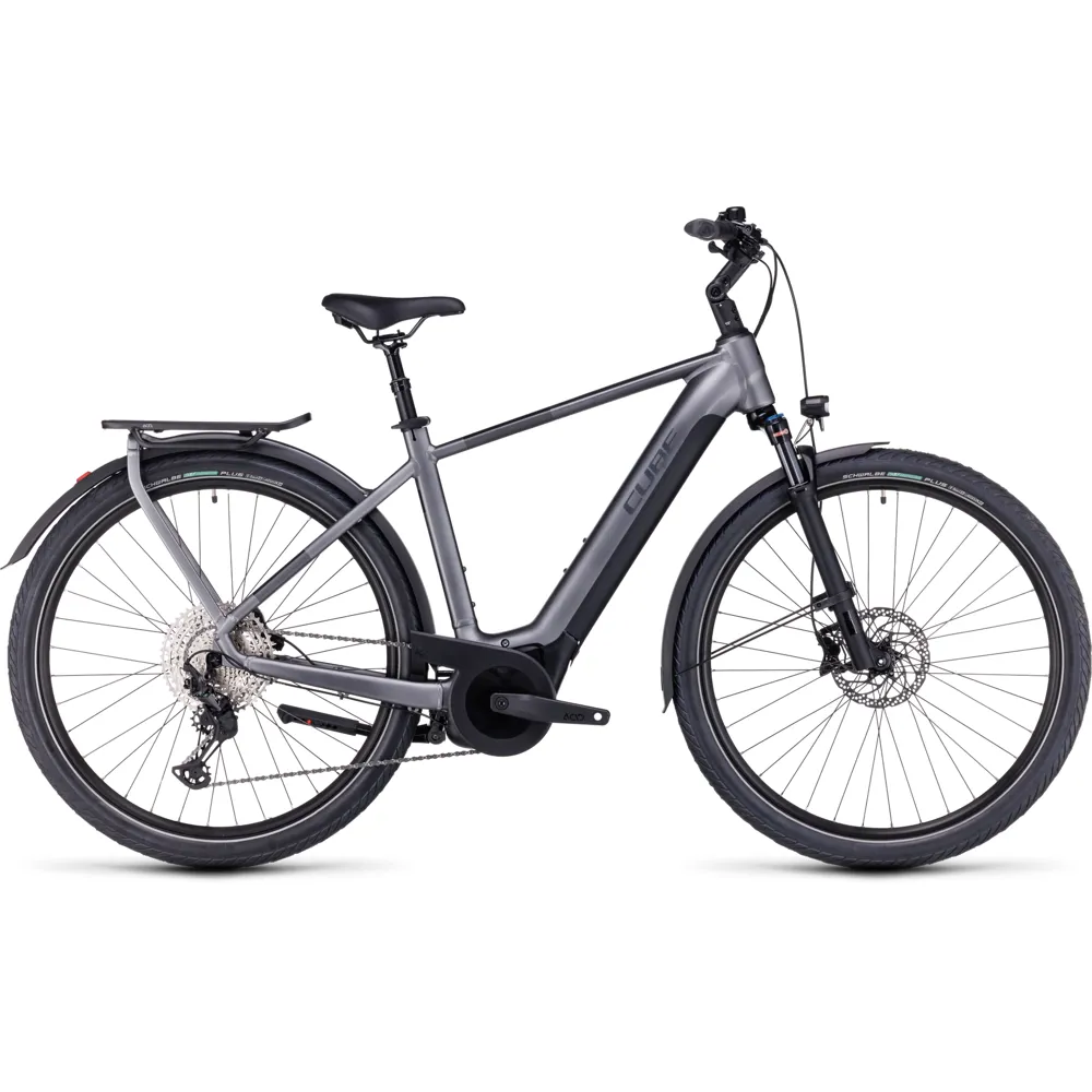 Cube Touring Hybrid Exc 625 Electric Bike 2024 Grey/Metal