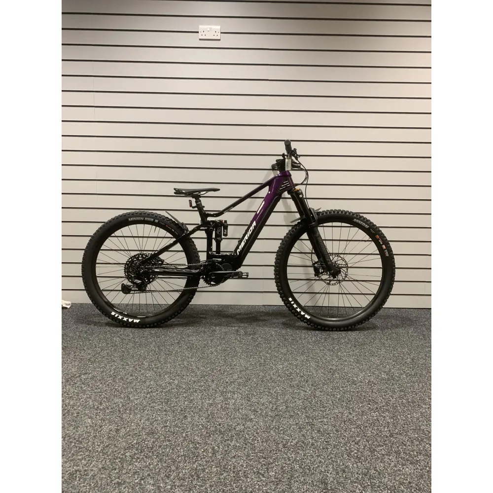 Ex Display Merida eOne-Sixty 8000 Small Electric Bike 2023 Purple