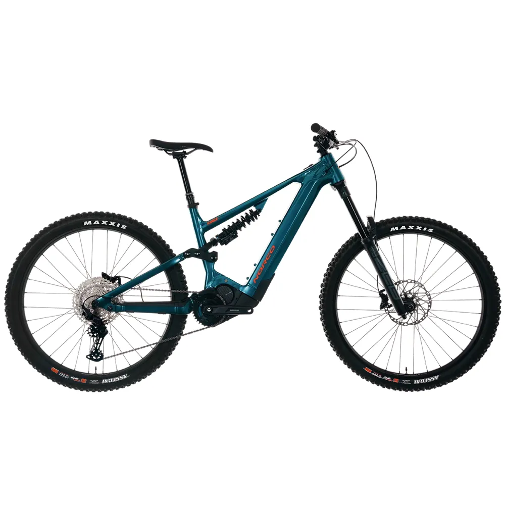 Norco Range VLT A2 Electric Bike 2023 Teal/Orange