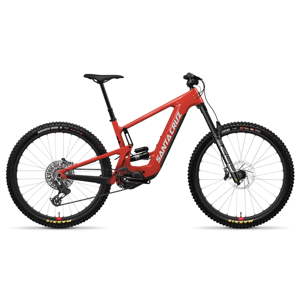 Santa Cruz Heckler 29er X0 AXS RSV Electric Bike 2024 Gloss Heirloom Red