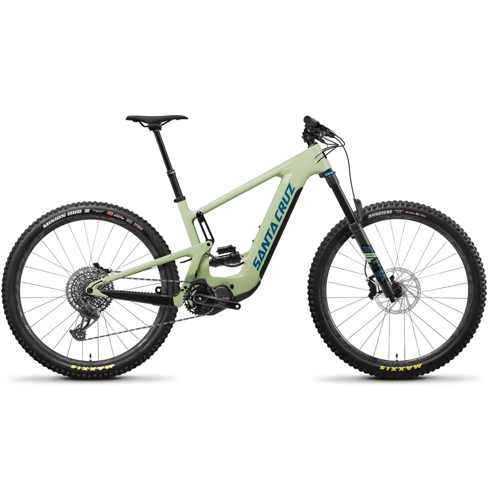 Santa Cruz Heckler C S 29 Electric Bike 2023 Gloss Avocado Green