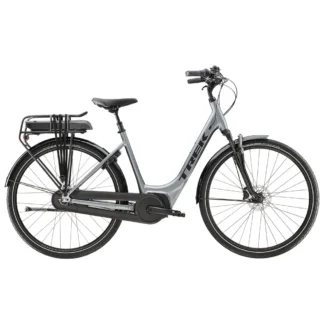 Trek District+ 2 Lowstep 400WH Electric Bike 2023 Galactic Grey