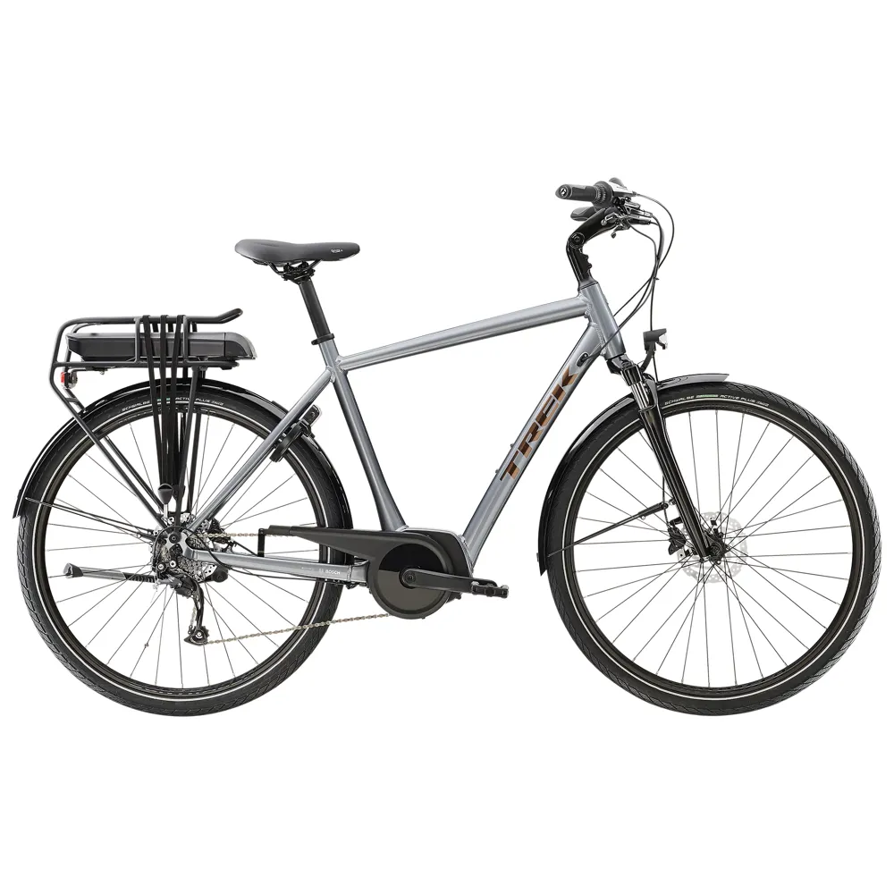 Trek Verve+ 1 500WH Electric Bike 2023 Galactic Grey