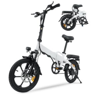 Folding Electric Bike - U3 White