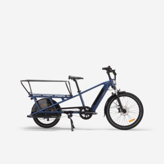 E-three 500 Longtail Electric Cargo Bike - Deep Blue