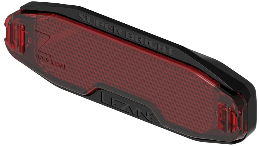 Lezyne Ebike Super Bright STVZO E12 Rear Light STVZO/REAR Black - Cycles UK