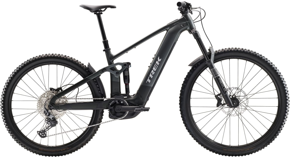 Trek 2026 Rail+ 5 Gen 5 Full Suspension Electric Mountain Bike XL LITHIUM GREY - Cycles UK