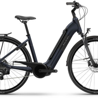 Raleigh Motus Derailleur Gear Electric Hybrid Bike S / 46CM Nightblue Gloss - Cycles UK