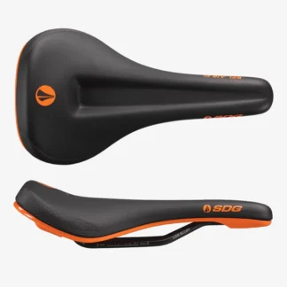 SDG Bel Air 3.0 Max Lux-Alloy Rail Saddle Black/Orange