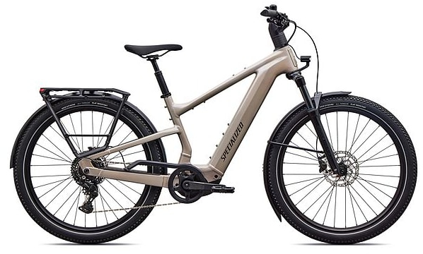 Specialized 2027 Vado 3 EVO 4.0 Electric Hybrid Bike L GLOSS SANDSTONE METALLIC / WARM SMOKE METALLIC - Cycles UK