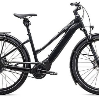 Specialized 2025 Turbo Vado 5.0 IGH Step-Through Electric Hybrid Bike M Gloss Castblack / Satin Silver Reflective - Cycles UK