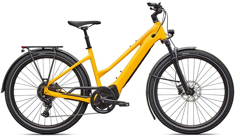 Specialized 2026 Turbo Vado 4.0 Step-Through Electric Hybrid Bike L GLOSS CALIFORNIA SUNSHINE / ORANGE ZEST - Cycles UK